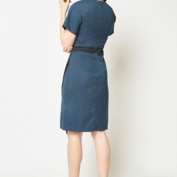 Blue corporate dress - Picture 3 of 4